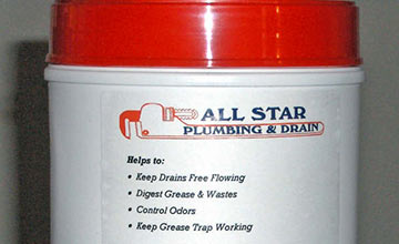 Ask about our drain cleaner!